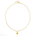 Layla Gold Nugget Pendant Necklace, view 9