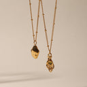Layla Gold Nugget Pendant Necklace, view 11