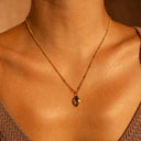 Layla Gold Nugget Pendant Necklace, view 7