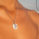 Ivy Virgin Mary Pearl Pendant Necklace, view 15