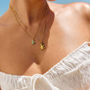 Ariadne Opal Turtle Pendant Necklace, view 4