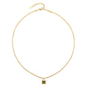 Selma Olive Green Zircon Pendant Necklace, view 8