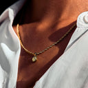 Myla Aventurine Stone Pendant Necklace