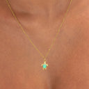 Ariadne Opal Turtle Pendant Necklace