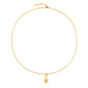 Julia Gold Hamsa Hand Pendant Necklace, view 13