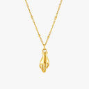 Julia Gold Hamsa Hand Pendant Necklace, view 8
