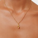 Julia Gold Hamsa Hand Pendant Necklace