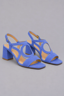 Libby slingback heeled sandals with sculpted straps, view 11