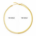 Corinne Herringbone & Rope Chain Layered Necklace, view 6