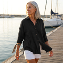 Danica breathable relaxed fit blouse in lightweight fabric