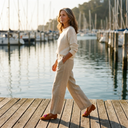 Rachel work loafers for women with smooth finish, view 2