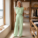 Hanne minimalist jumpsuit with defined waist