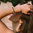 Vanessa Bezel Set White Zircon Bracelet, view 7