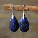 Ottilie vintage blue stone earrings for women
