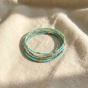 Ursula Turquoise Beaded Stretch Bracelet Set, view 7