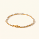 Siena gold tennis bracelet