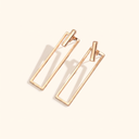Nadine rectangle earrings