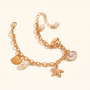 Coralia ocean charm anklet