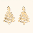 Nora Christmas tree earrings