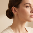 Model wearing Marliva jewellery