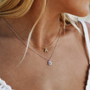 Tessa Personalised Initial Letter Necklace