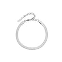 Joelle Flat Herringbone Chain Bracelet, view 18