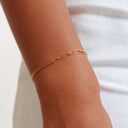 Teresa Mixed Curb and Paperclip Chain Bracelet