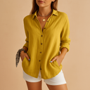 Danica breathable relaxed fit blouse in lightweight fabric, view 11