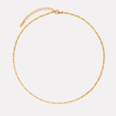 Greta Dainty Gold Figaro Chain Choker, view 5