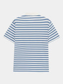 Griffin Men's Azure Nautical Polo Shirt, view 5