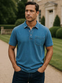Spencer Men's Smart Casual Polo Shirt, view 2