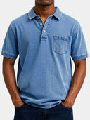Spencer Men's Smart Casual Polo Shirt, view 4