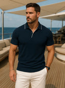 August Men's Close Fit Polo Shirt, view 4