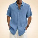 Portsea Men's Breathable Linen Shirt, view 6