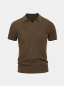 Ivo Men's Textured Knit Polo Shirt, view 10