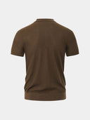 Ivo Men's Textured Knit Polo Shirt, view 11