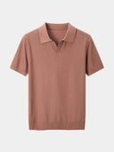 Ivo Men's Textured Knit Polo Shirt, view 13