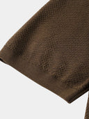 Ivo Men's Textured Knit Polo Shirt, view 7