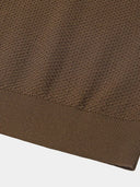 Ivo Men's Textured Knit Polo Shirt, view 9