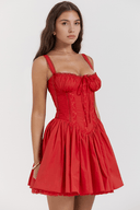 Cordelia Bustier Mini Dress, view 4