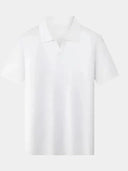 Fergus Men's Buttonless Polo Shirt, view 4