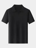 Fergus Men's Buttonless Polo Shirt, view 6