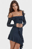 Bonnie Classic Polyester Mini Dress