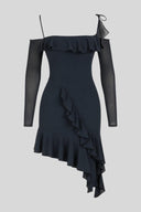 Bonnie Classic Polyester Mini Dress, view 2
