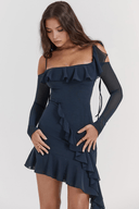 Bonnie Classic Polyester Mini Dress, view 3