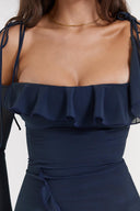Bonnie Classic Polyester Mini Dress, view 4