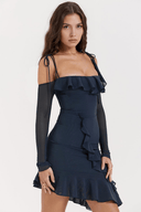 Bonnie Classic Polyester Mini Dress, view 5