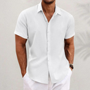 Clovelly Men's Classic Linen Shirt, view 6