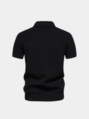Raphael Men's Slim Fit Zip Collar Polo Shirt, view 4
