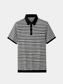 Marshall Men's Classic Striped Polo Shirt